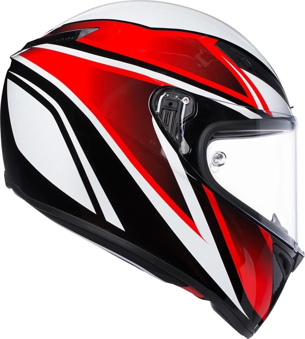 AGV VELOCE S Feroce Black Red Helmet - Image 2