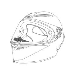 AGV Pista GP R Breath Deflector 20kit60200