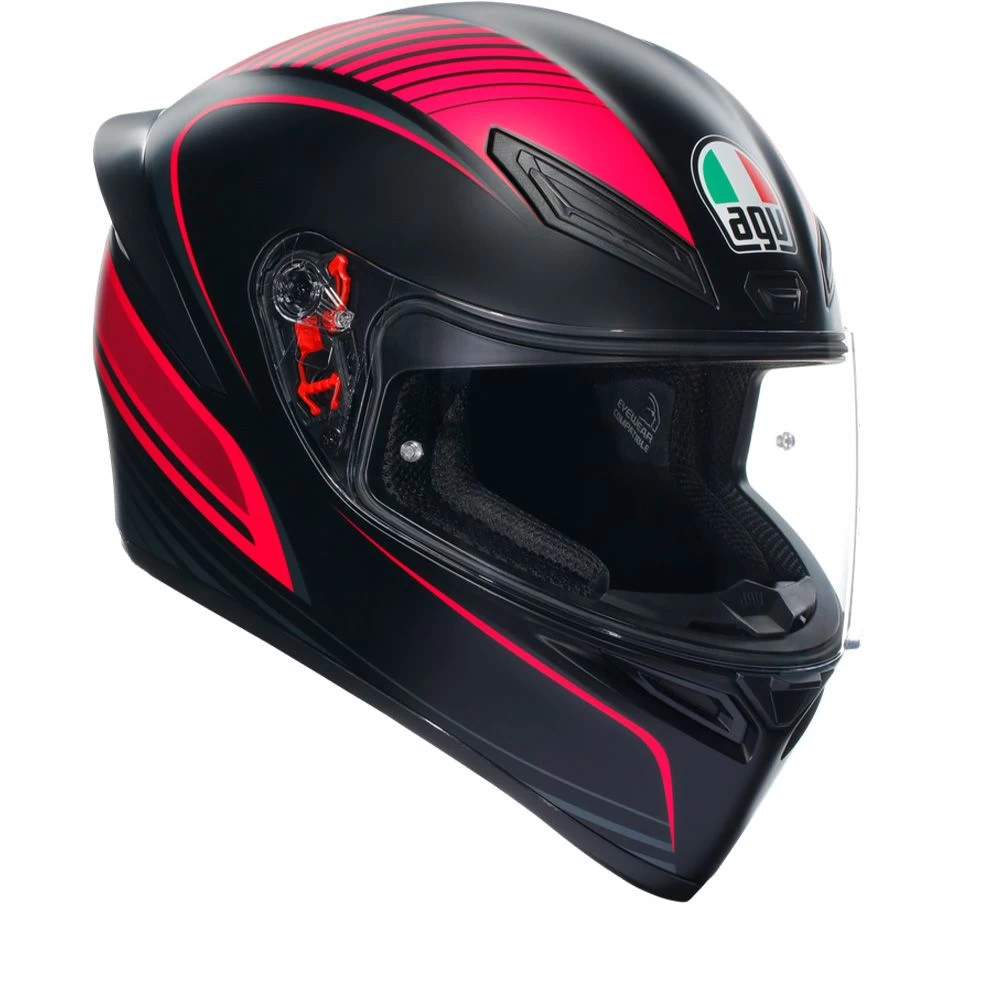 Agv K1 S E2206 Warmup Black Pink 026