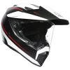 AGV AX9 Pacific Matt Black White Red Helmet