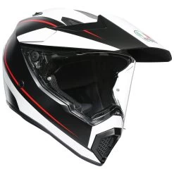 AGV AX9 Pacific Matt Black White Red Helmet