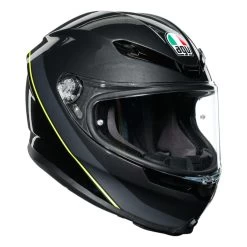AGV K6 Minimal Gunmetal Black Fluro Yellow Helmet