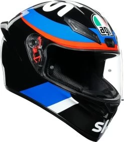 AGV K1 Replica VR46 Sky Racing Team Black Red Full Face Helmet