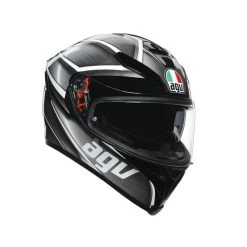 AGV K5 S Tempest Black Silver Full Face Helmet