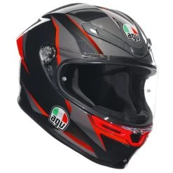 Agv K6 S E2206 Mplk Slashcut Black Grey Red 014